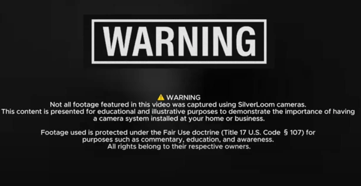 Compilation of real security footage examples